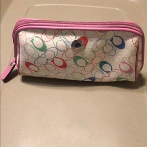 Coach cosmetic case